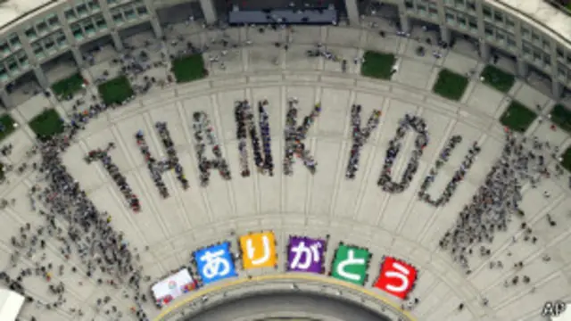 東京民眾感謝奧委會的決定