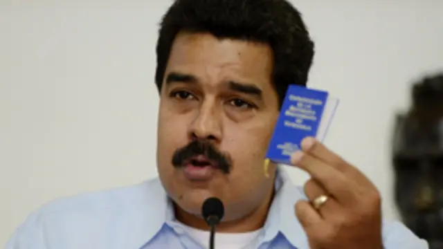 الرئيس الفنزويلي نيكولاس مادورو