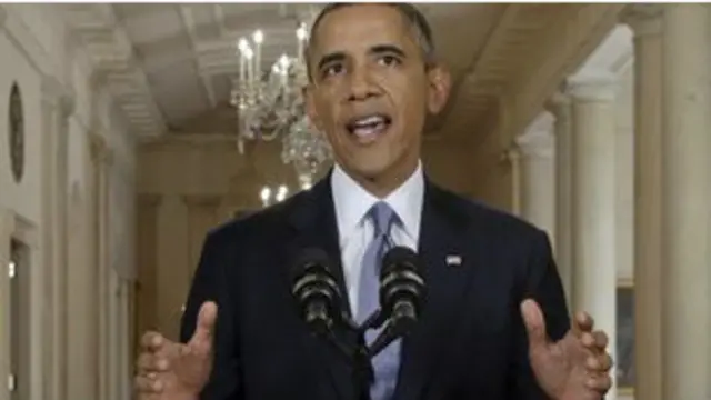 ښاغلي اوباما وويل چمتو دى له روسيې سره پر هغه وړانديز کار وکړي چې بشارالاسد د خپلو کيمياوي وسلو ويجاړولو ته هڅوي.