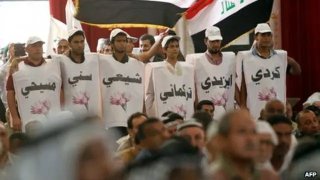 iraquianos de diferentes crenças | AFP