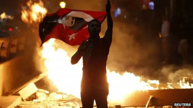 manifestantes na Turquia | AFP