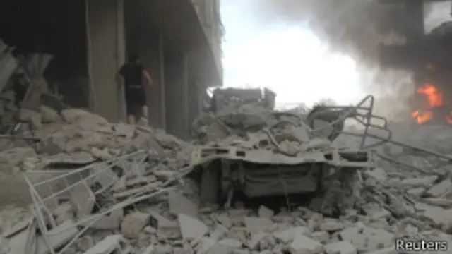 بمباران حلب