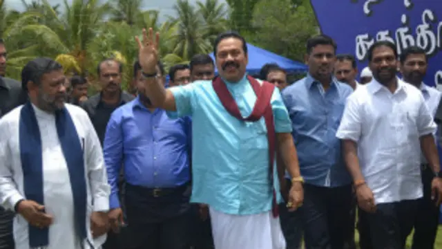President Rajapaksa in Vavuniya (file photo)
