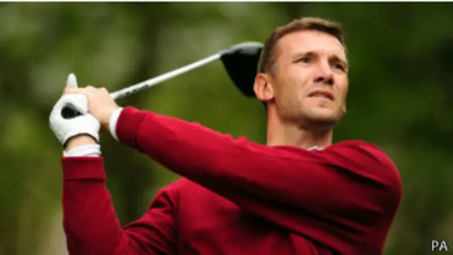 Андрей Шевченко, гольф