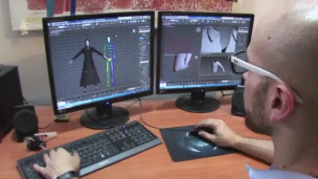 Artista trabalhaapp ludijogosfilmeapp ludijogosação iraquiano 'Noiteapp ludijogosBagdá' (BBC)