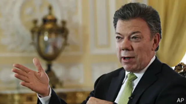 Juan Manuel Santos, presidente de Colombia