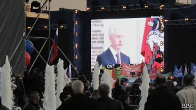 Собянин на экране