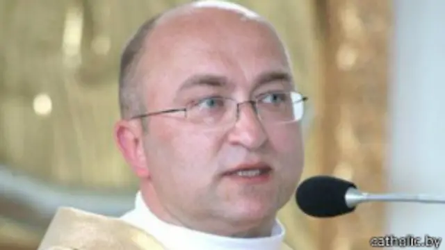 Владислав Лазарь, католический священник из Белоруссии, обвиненный в соучастии в шпионаже