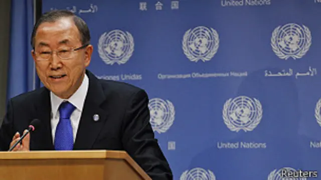 Sekjen PBB Ban-Ki moon akan umumkan temuan PBB soal penggunaan sejnata kimia di Suriah.