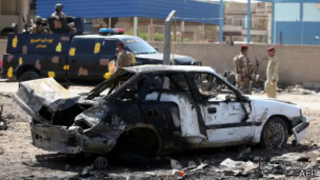 На месте взрыва