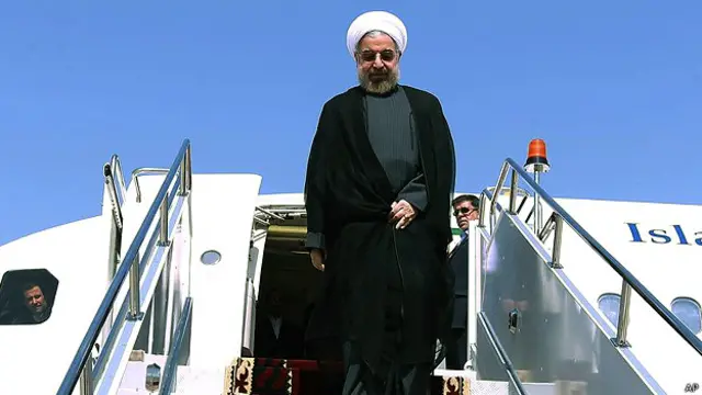 ईरान के राष्ट्रपति हसन रूहानी 