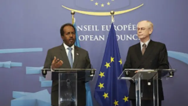 رحب الرئيس الصومالي الاتفاق وقال إنه مؤسس علأى المباردات الصومالية