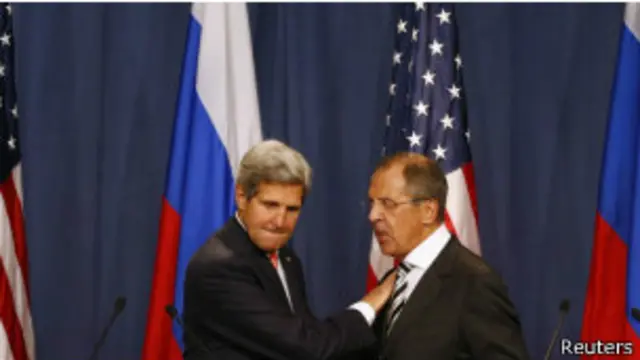 Сергей Лавров и Джон Керри