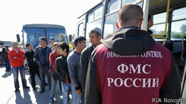 Рейд ФМС против нелегальных мигрантов