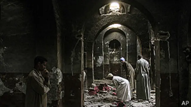 Capilla copta en Dalga