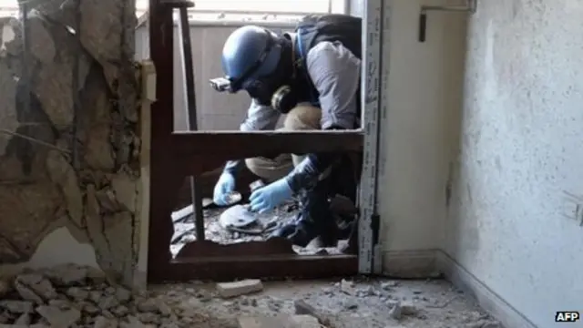 Inspetores da ONU na Síria