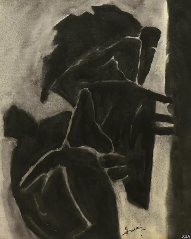 एमएफ़ हुसैन की पेंटिंग