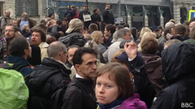 Ученые протестуют против реформы РАН у здания Госдумы