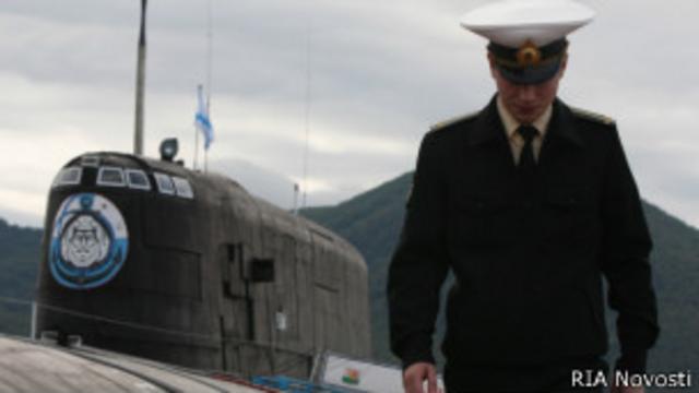 Российская атомная подводная лодка проекта "Антей"