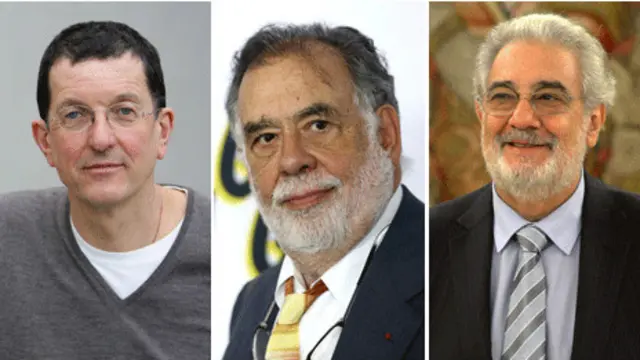 Anthony Gormley, Francis Ford Coppola, Placido Domingo
