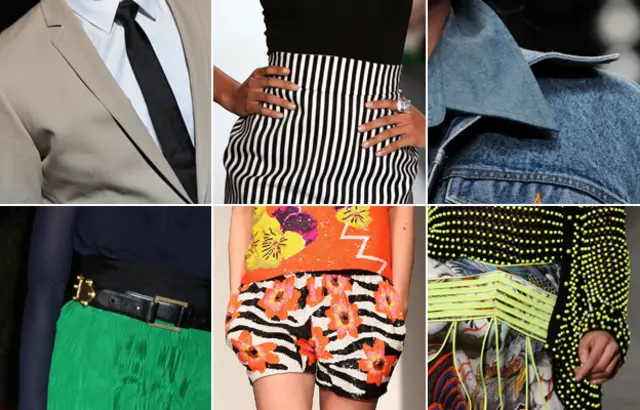 Clashing patterns en la Semana de la moda de Londres