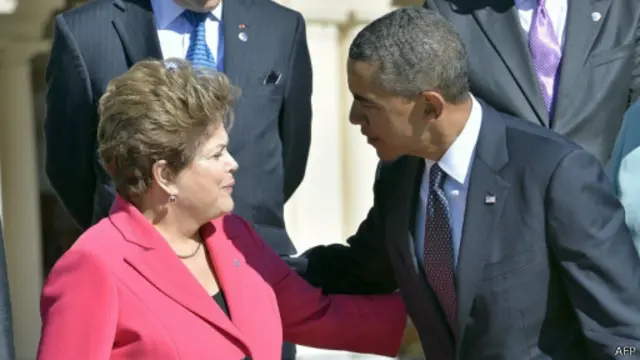 Dilma e Obama no G20 em Moscou (AFP)