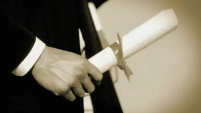 Graduation certificate, BBC