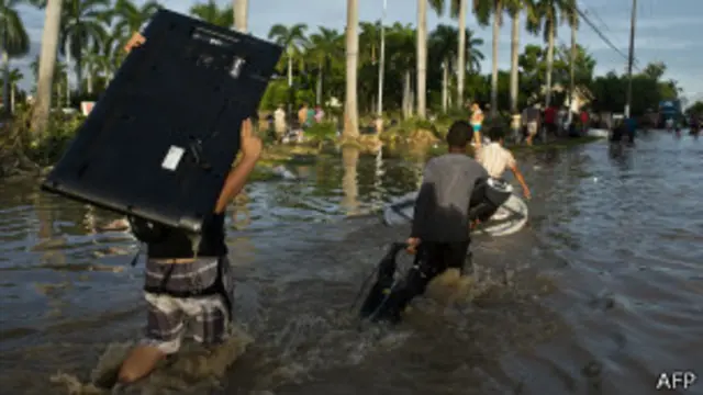 Enchente em Acapulco