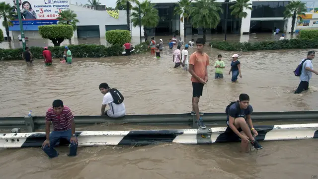 Inundaciones en México 
