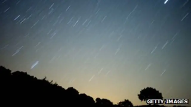 Lluvia de meteoritos