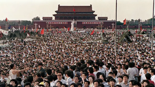 36岁的顾义民是在去年向当地政府申请在六四24周年时举行一个小型的抗议活动。