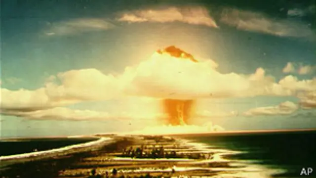 Explosión nuclear. 