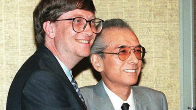 Hiroshi Yamauchi y Bill Gates