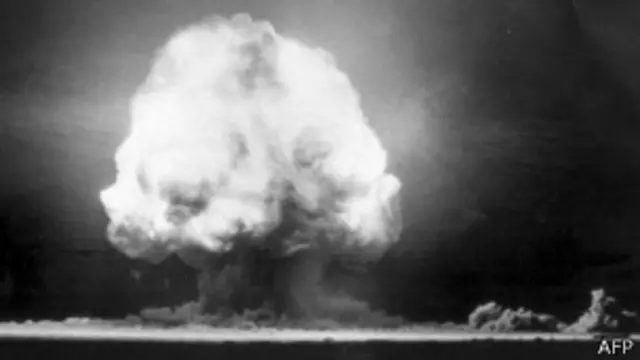 Prueba nuclear en Nuevo México en 1945