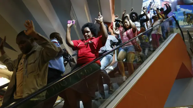 कीनिया, नैरोबी, गोलीबारी