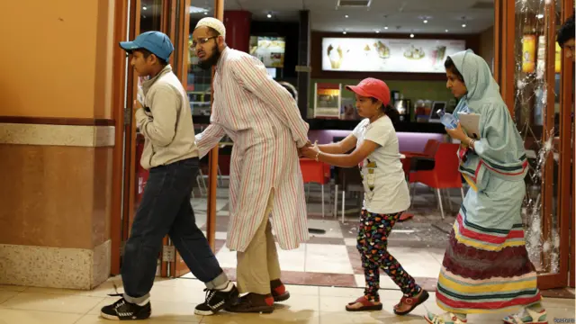 कीनिया, नैरोबी, गोलीबारी