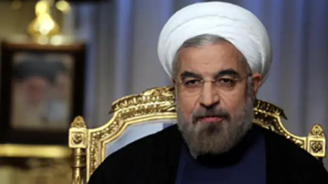 الرئيس الايراني حسن روحاني