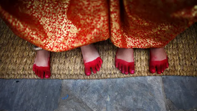 कुमारी पूजा, काठमांडू, नेपाल, बच्चियां