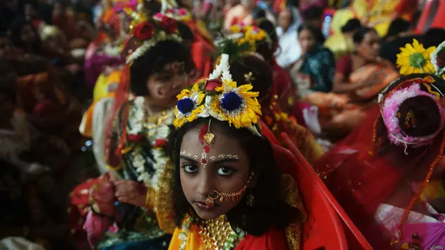 कुमारी पूजा, काठमांडू, नेपाल, बच्चियां