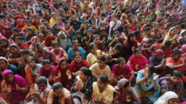 Protes kenaikan upah di Bangladesh