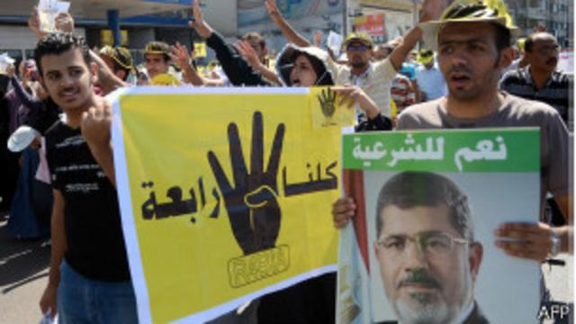 Сторонники Мохаммеда Мурси