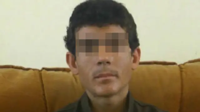 این فرد پیش از پیوستن به طالبان کارگر ساختمانی بود - عکس از ویدئوی اداره امنیت ملی