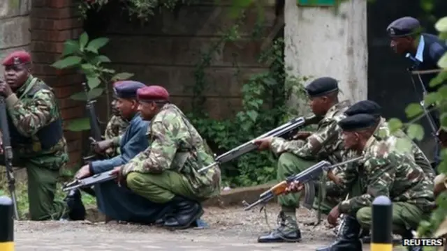 Forças de segurança quenianas