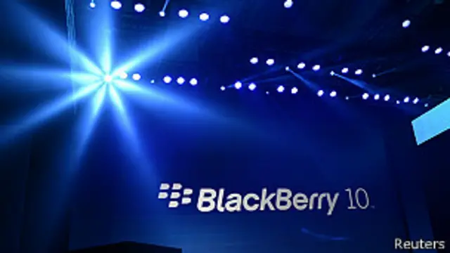 pantalla de blackberry