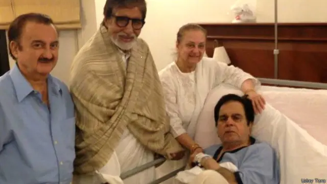 दिलीप कुमार, सायरा बानो, अमिताभ बच्चन