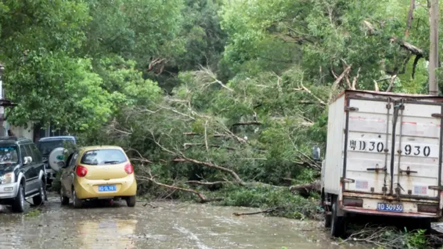 چینی حکام نے 80 ہزار افراد کو محفوظ مقامات پر منتقل کیا ہے اور 50 ہزار امدادی کارکن کام کر رہے ہیں۔