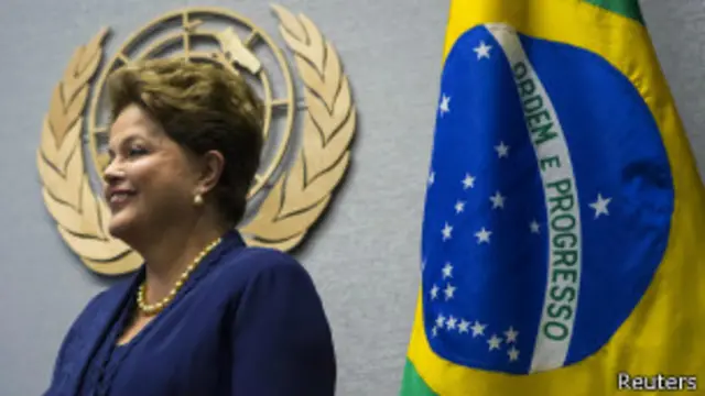 DIlma Rousseff nas Nações Unidas (foto: Reuters)