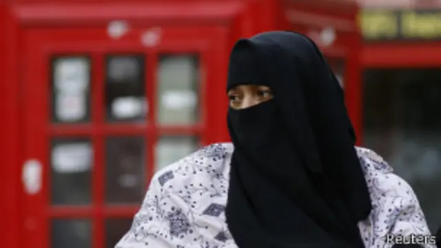 Женщина-мусульманка в Лондоне