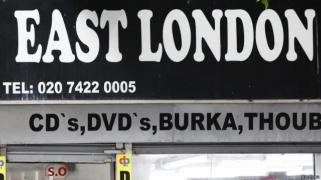 बुर्के की दुकान, लंदन