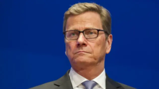 Guido Westerwelle, ministro de Relaciones Exteriores de Alemania